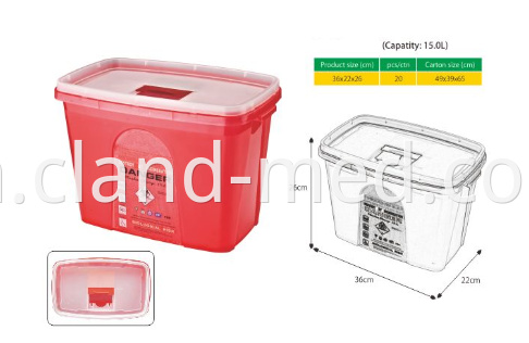 CL-SR0029 Sharp container 15L